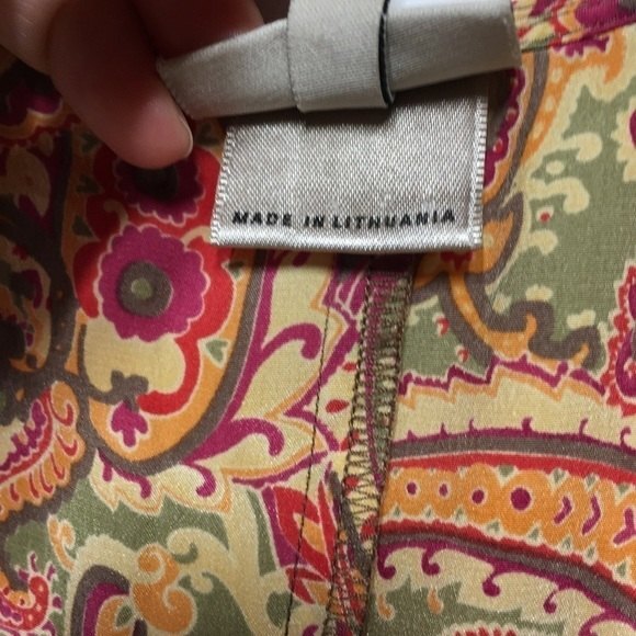 Karen Millen Paisley Print Midi V Neck Dress 10 - Picture 9 of 11